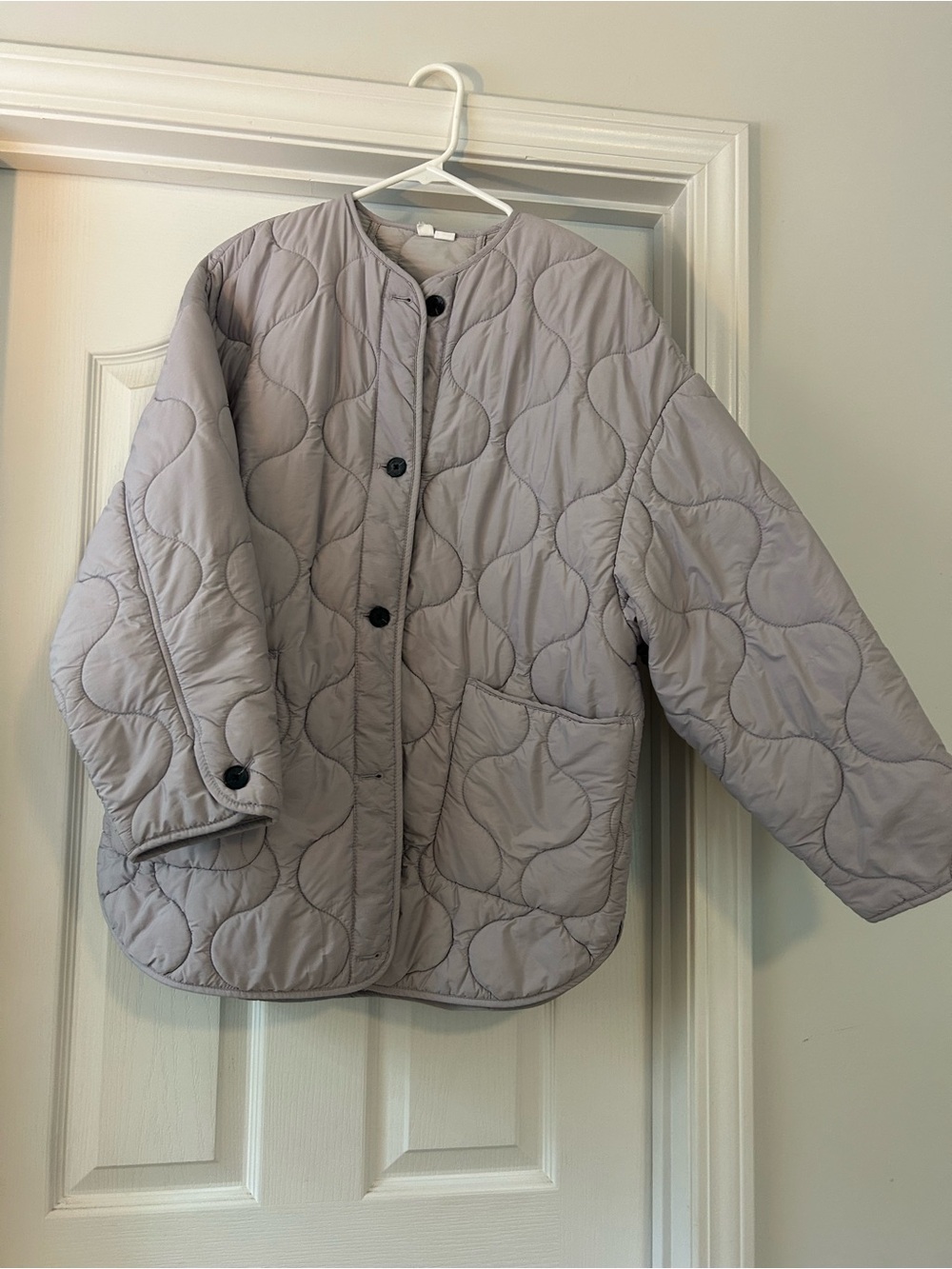 Quilted Lightweight Lavendar Jacket